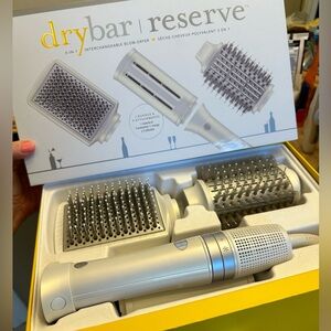 Drybar reserve hair dryer with 3 interchangeable attachments